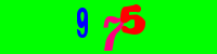 Blue Captcha Image