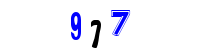 Blue Captcha Image
