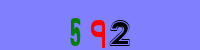 Blue Captcha Image