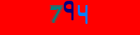 Blue Captcha Image