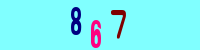 Blue Captcha Image