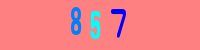 Blue Captcha Image