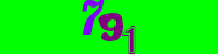 Blue Captcha Image